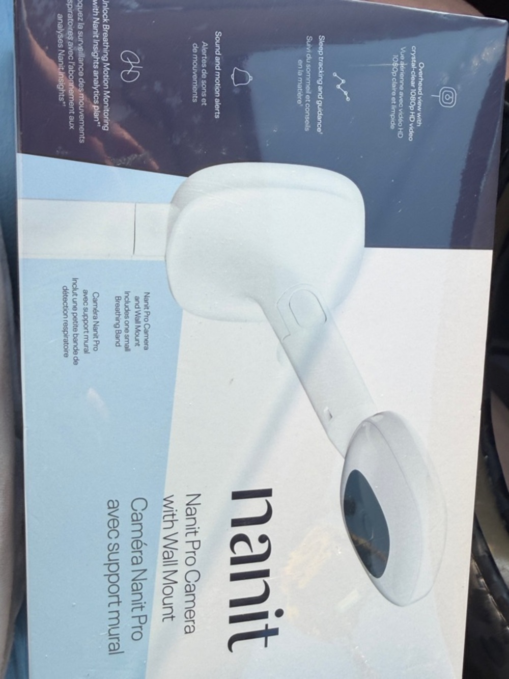 Nanit Pro Camera with Wall Mount - White